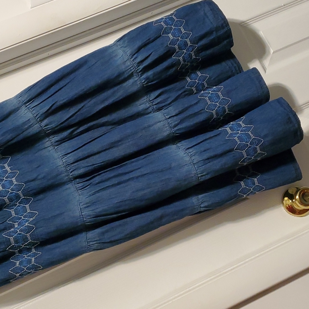 Lapis jean skirt /dress - Picture 9 of 11